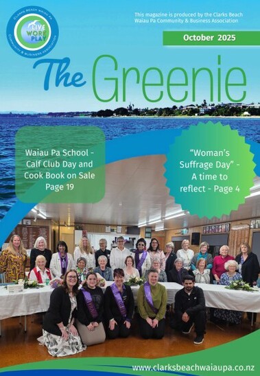 October 2025 copy of The Greenie