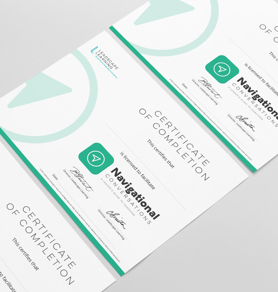 Kaz - Design. Brand. Web. have designed a new brand, work books, infographics and certificates for Leadscape Learning in Canada