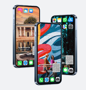 HWT digital business cards designed by Kaz