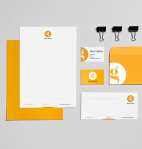 Kaz - Design. Brand. Web design business stationery for Great People Recruitment