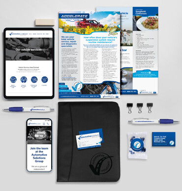 Websites, business stationery, newsletters and promotional material are all part of the brand design at Kaz - Design. Brand. Web.