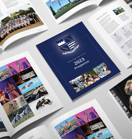Kaz - Design. Brand. Web are proud to have designed Cambridge High School's School Prospectus
