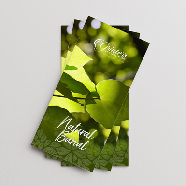 Grinters brochure designed by Kaz