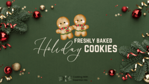 Easy Christmas Gingerbread Cookies with Essential Oils | Holiday Recipe