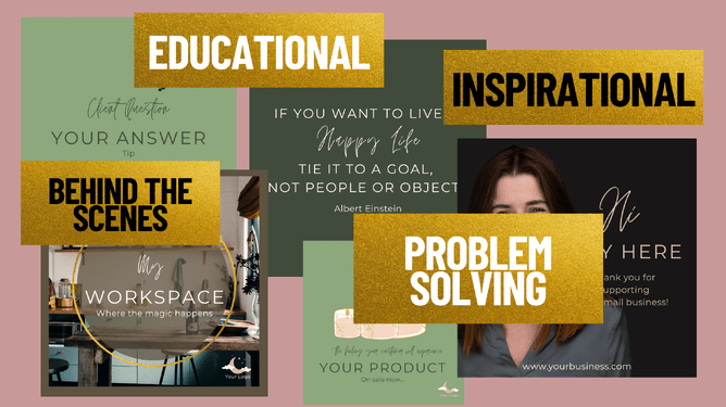 content ideas and images