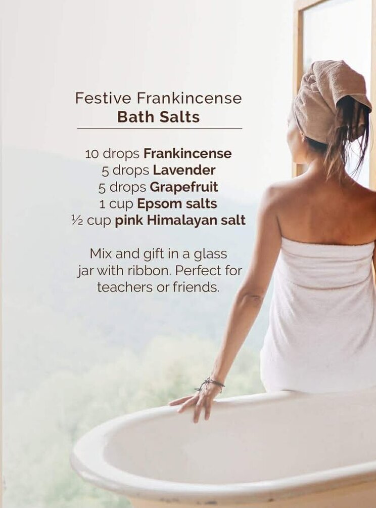 Manuka DIY Recipe for Bath Salts with a women in a bath