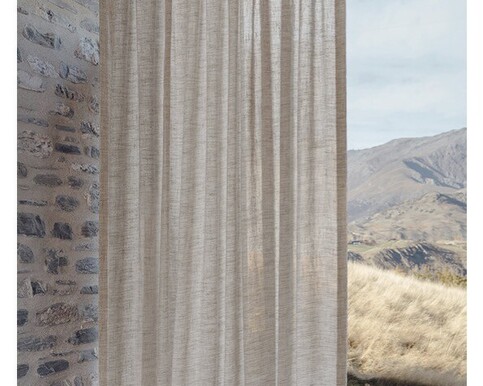 Sheers are a great way to control sunlight, add a hint of colour and softness, as well as help with sound absorption in a room.