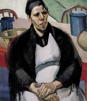 Portrait Painting of Cornish woman by Edith Collier