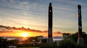 Opotiki accommodation sunset