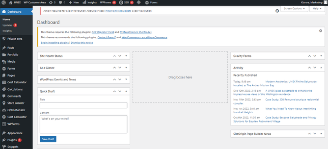 NZ Wordpress Website CMS Maintenance and Updates.