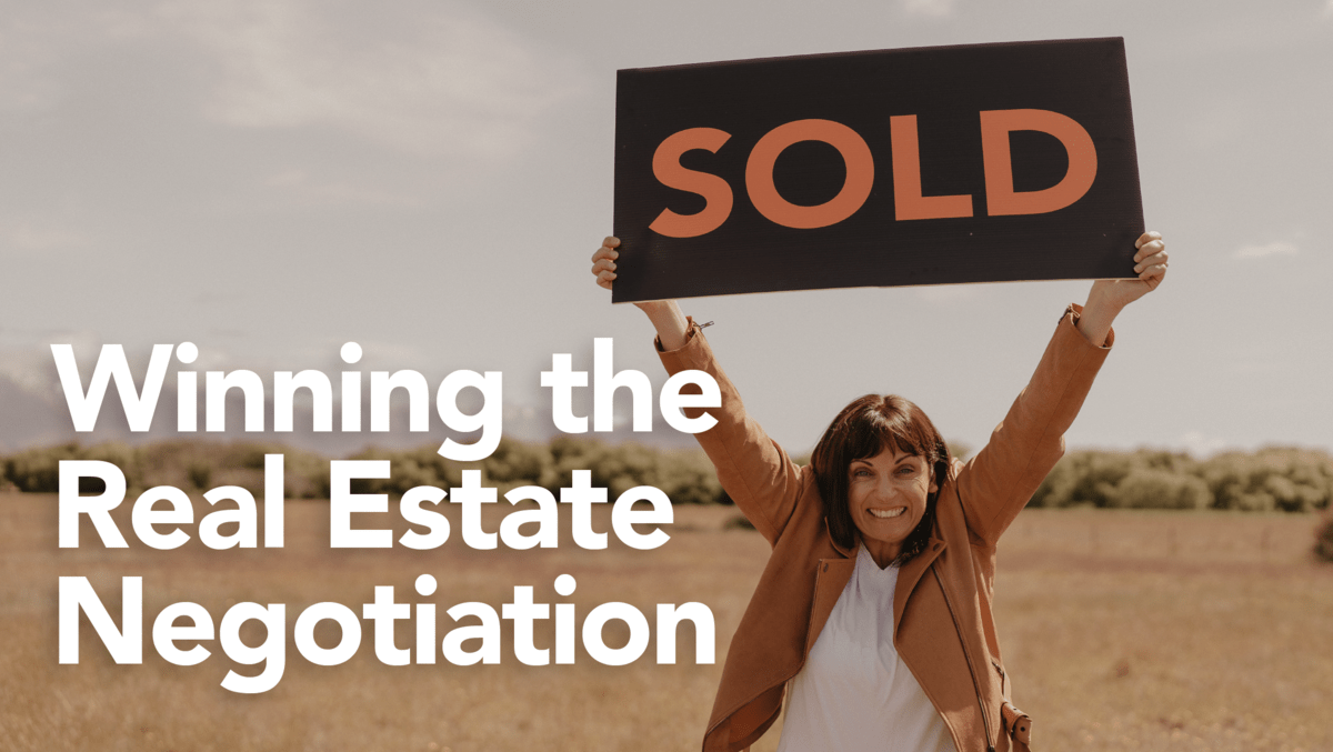Winning the real estate negotiation One Agency Mackenzie Coralie Reid