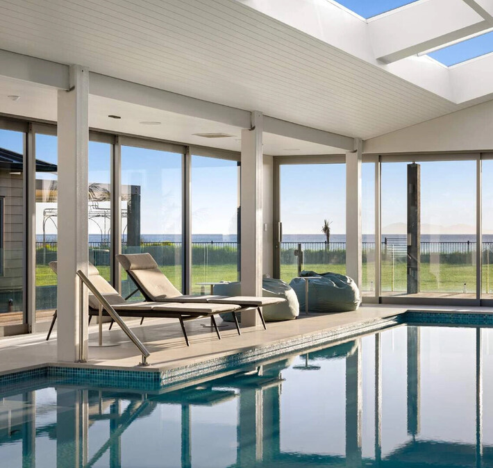 Parker Architecture - Waihi Beach Pool House Interior
