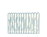 graphic of a fence