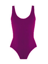 Sleeveless Ballet Leotard with Scoop Neck in Blue