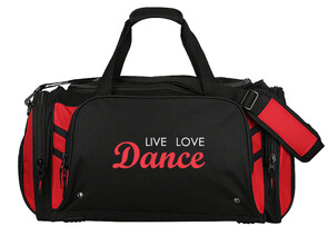 Live Love Dance Bag - PRICE $79.99-RED / BLACK- - - - - - - - - - - - ADD TO CART >
