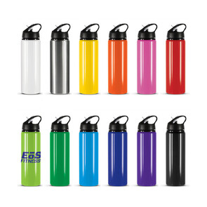 Oasis Flip Cap 750ml Bottle - ALUMINIUM-Price $12 eachMinimum Order applies-Note: Price excludes Logo