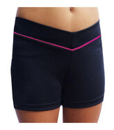 Dance Shorts - PRICE $29.99-BLACK/RASPBERRY- - - - - - - - - - - - - - -ADD TO CART >