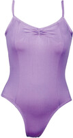 Spaghetti Strap Ballet Leotard with slight wide V-neck Lavender
