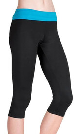 Agile 3/4 Leggings - PRICE $36.99-BLACK/RASPBERRY- - - - - - - - -ADD TO CART >