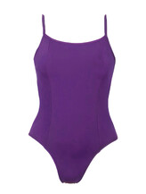 Spaghetti Strapless Ballet leotard with Red