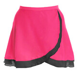 Double Layer Wrap Skirt - RRP $44.99- RASPBERRY/BLACK- - - - - - - - - - - - - - -ADD TO CART >