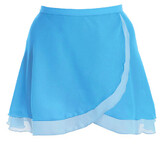 Double Layer Wrap Skirt - RRP $44.99- TURQUOISE/BLUE- - - - - - - - - - - - - - -ADD TO CART >