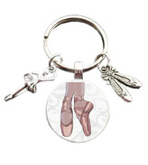 Ballet Slippers Keyring - PRICE $9.99- - - - - - - - - - - - - -ADD TO CART >