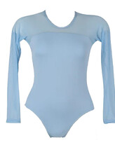 Wide Strap Ballet Leotard with Oval neckline Raspberry