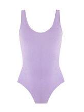 Sleeveless Ballet Leotard with Scoop Neck in Lavender Purple