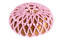 Beaded Bun Cover - PINK-PRICE $13.99- - - - - - - - - - - - ADD TO CART >