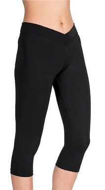 3/4 V-Waist Leggings - PRICE $36.99-BLACK- - - - - - - - - - - ADD TO CART >