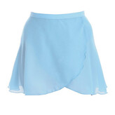 Pull On Wrap Skirt - PRICE $26.99- BLUE CHIFFON- - - - - - - - - - - - - - -ADD TO CART >