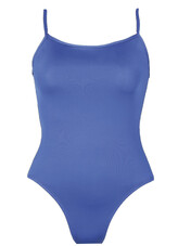 Spaghetti Strap Ballet leotard with slightly U-neck shape Royal
