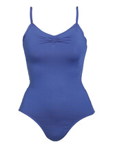 Spaghetti Strap Ballet leotard with V-Neck Royal