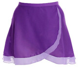 Double Layer Wrap Skirt - RRP $44.99- PURPLE/LAVENDER- - - - - - - - - - - - - - -ADD TO CART >