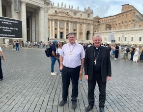 Bishop visits Rome