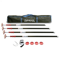 ZIPWALL Spring Loaded Poles - 4 pack