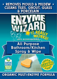 Enzyme Wizard Bathroom Kitchen Spray & Wipe