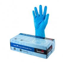 Nitrile Gloves 300mm Cuff Powder Free