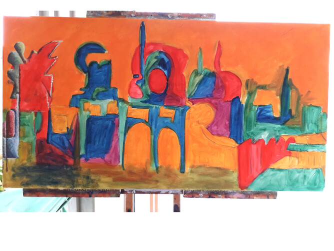 Great Gates of Kiev - Underpainting