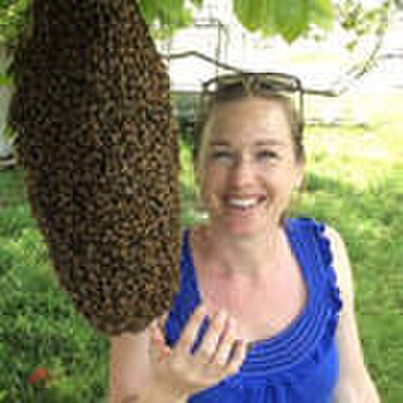 Sarah C and a swarm