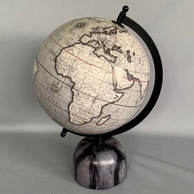 Vintage Globe on Marble Base