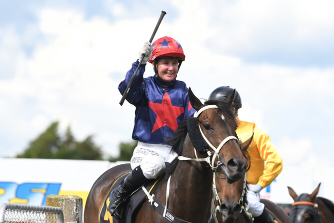 Savanah Belle will contest the Vernon & Vazey Trucks Parts Kumara Gold Nuggets (1810m) on Saturday - Photo: Race Images