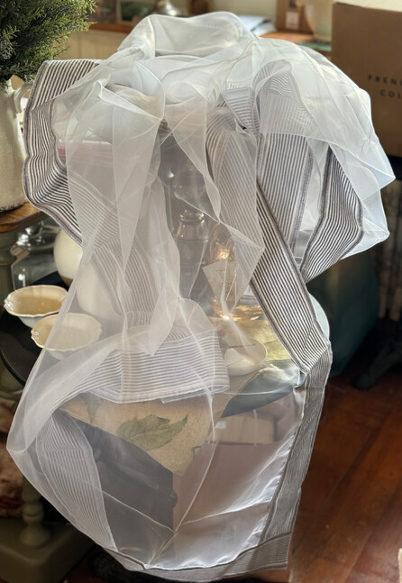 Image of Linen & More organza food throws. Buy online via Julia Empson Interior Design & Styling. Ohaupo, Waikato. New Zealand.