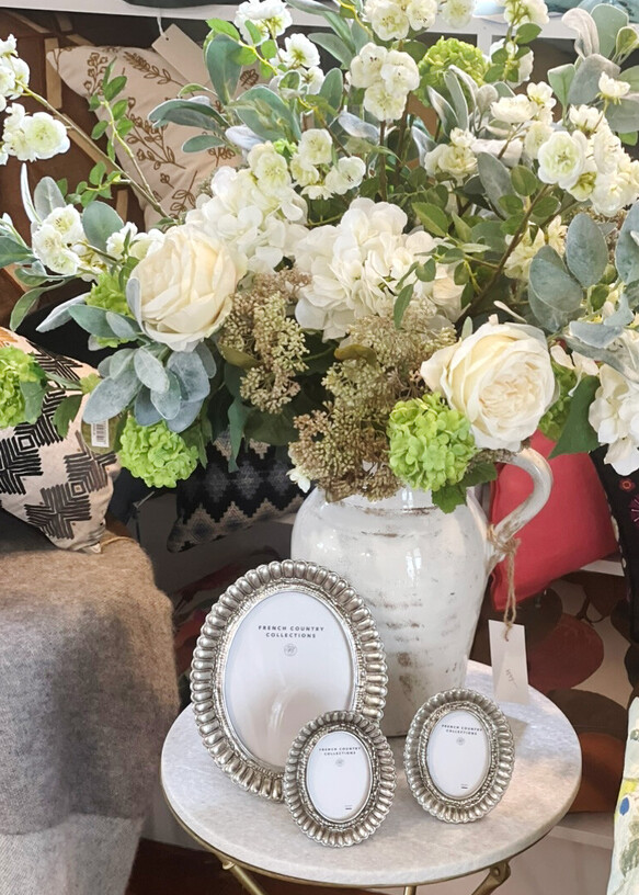 Faux flower styling by Julia Empson Interiors. Ohaupo, Hamilton, New Zealand,