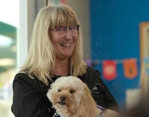 Small dogs removing big learning barriers for kids