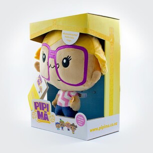 Box packaging design for Pipi Mā doll Tītoki