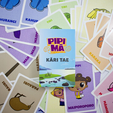 Kids play card design for Pipi Mā Kāri Tae – educational resources
