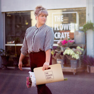 Business location photography for flower company