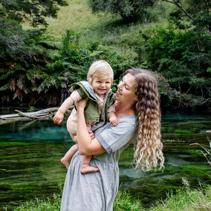 Childrens fashion photography for Kauri and Sons outdoor location blue springs Putaruru